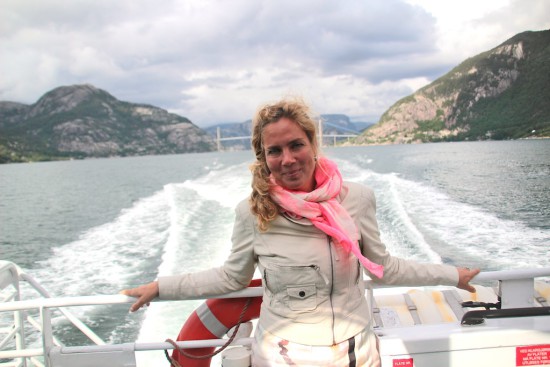 Jeannette van Mullem fjord cruise Stavanger
