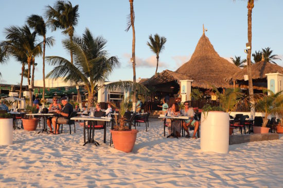Barefoot restaurant Aruba restaurants dinner where to eat sunset beach restaurant Aruba