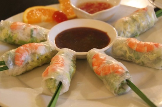 Vietnamese fresh springrolls