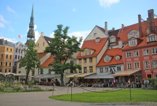 Liva square Riga