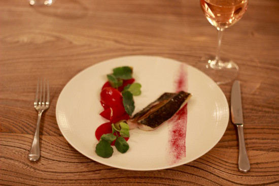 Restaurant The Pointer Brill local organic food farm to table oxford oxfordshire beetroot mackerel