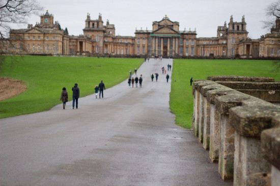 Blenheim Palace Oxfordshire gardens 