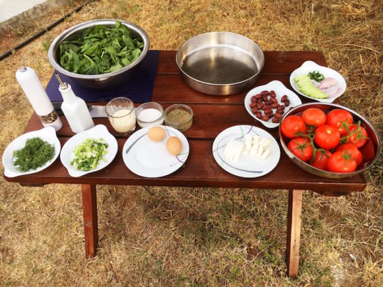 Greek organic salad